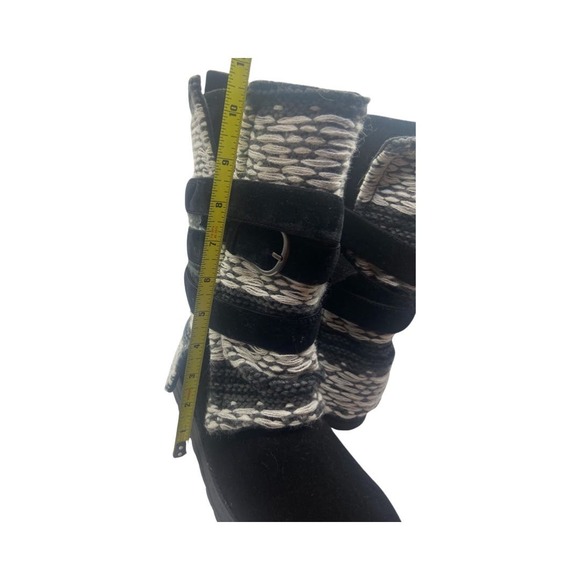 MUK LUKS Women's Nikki Boots - Blue Steel/Dark Gray - Size 7 - Mid Calf (V) - Picture 13 of 13